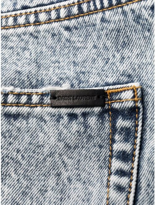 Saint Laurent acid-wash jeans