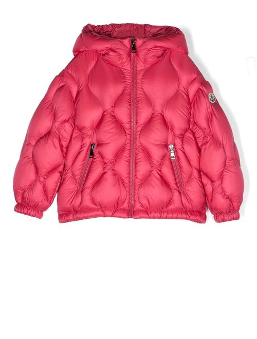 Moncler Enfant hooded padded jacket