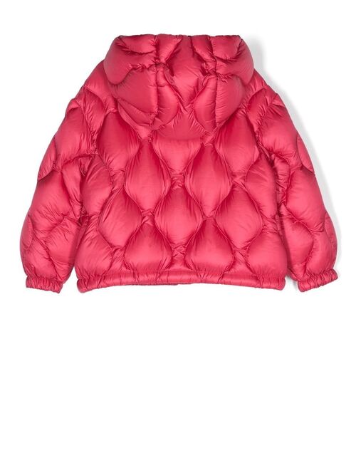 Moncler Enfant hooded padded jacket