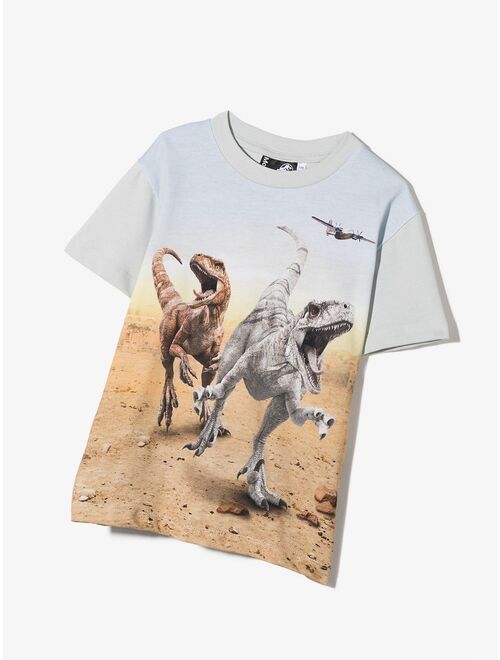 Molo dinosaur-print organic cotton T-shirt