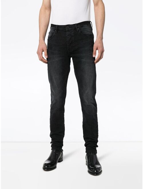 Purple Brand faded slim-leg jeans