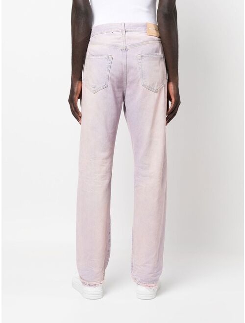 Purple Brand distressed straight-leg jeans