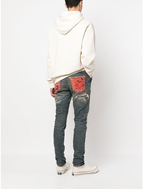 Purple Brand P001 low-rise skinny jeans