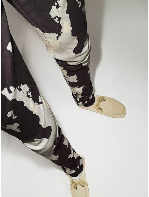 Purple Brand Rorschach printed skinny jeans