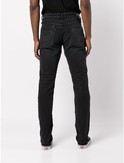 Purple Brand low-rise slim fit jeans