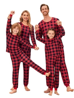 Pajama Set Couples Matching Pjs Plaid Sleepwear Long Sleeve Tops & Pants Loungewear