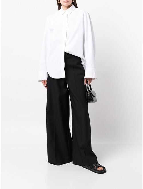 TOTEME oversized-cut poplin shirt