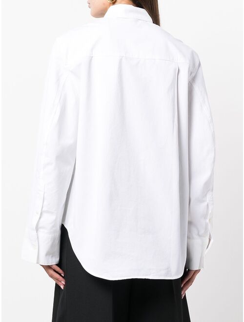 TOTEME oversized-cut poplin shirt