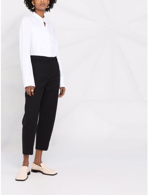 TOTEME balloon-leg cropped tailored trousers