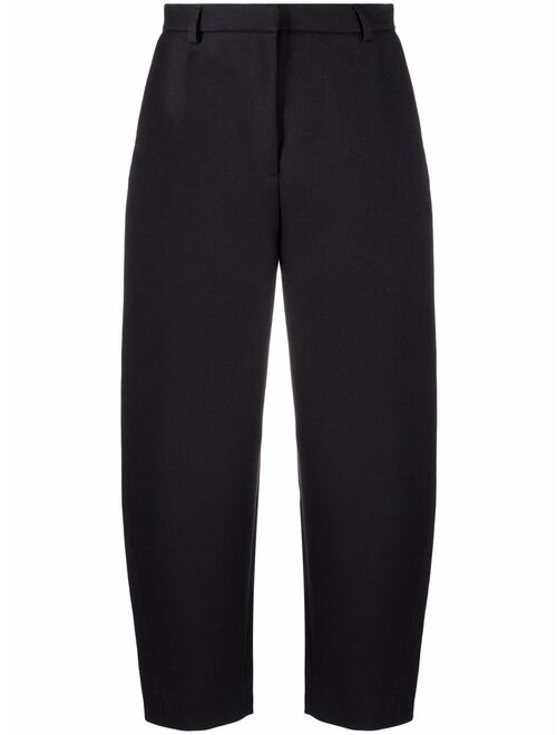 TOTEME balloon-leg cropped tailored trousers