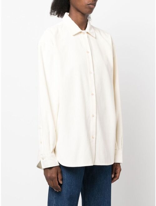 TOTEME long-sleeve corduroy T-shirt