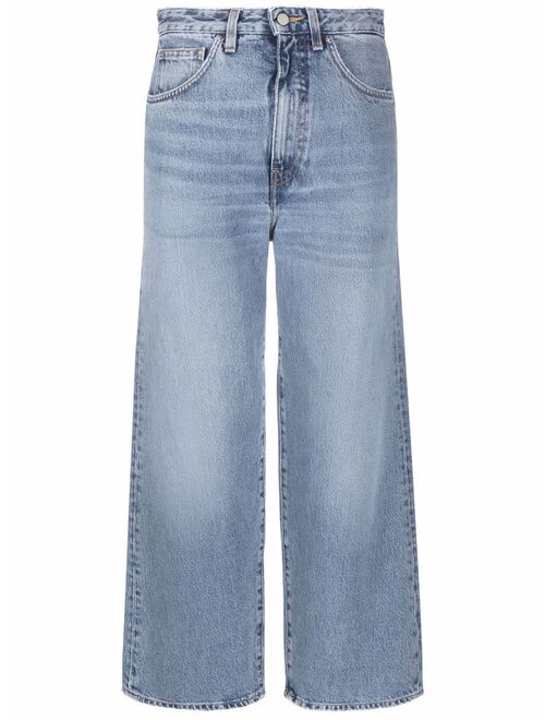 TOTEME high-waisted wide-leg jeans