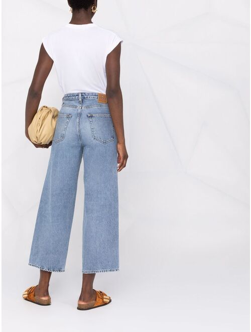 TOTEME high-waisted wide-leg jeans