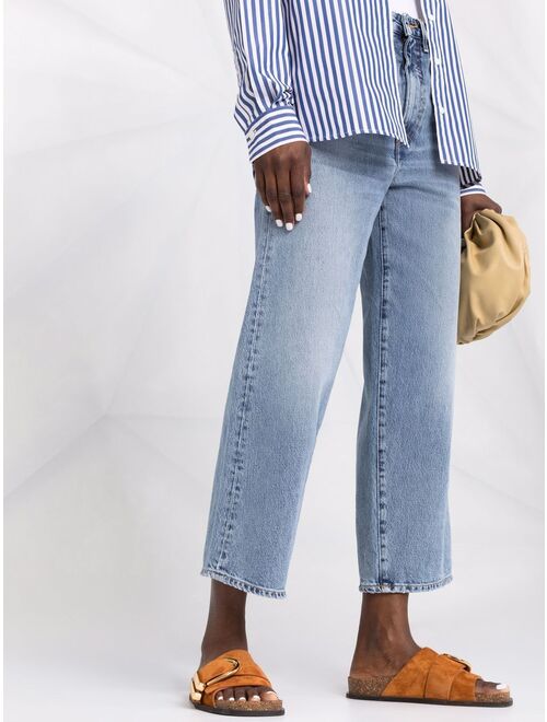 TOTEME high-waisted wide-leg jeans