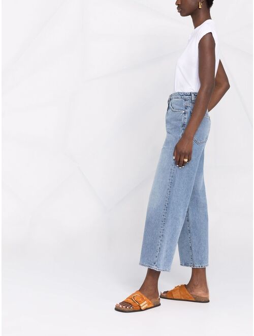 TOTEME high-waisted wide-leg jeans