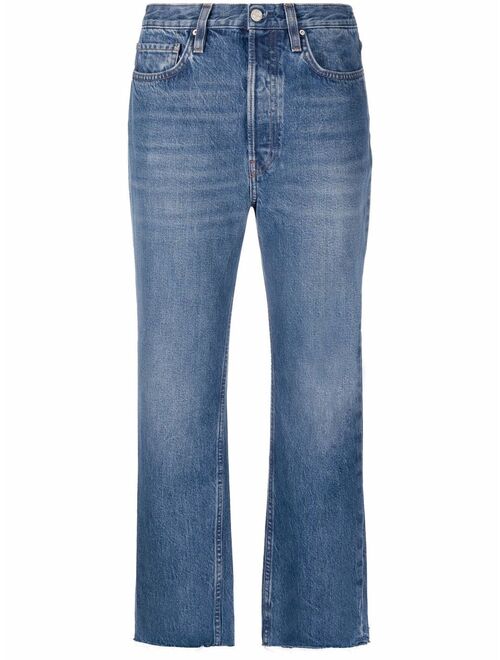 TOTEME cropped straight-leg jeans