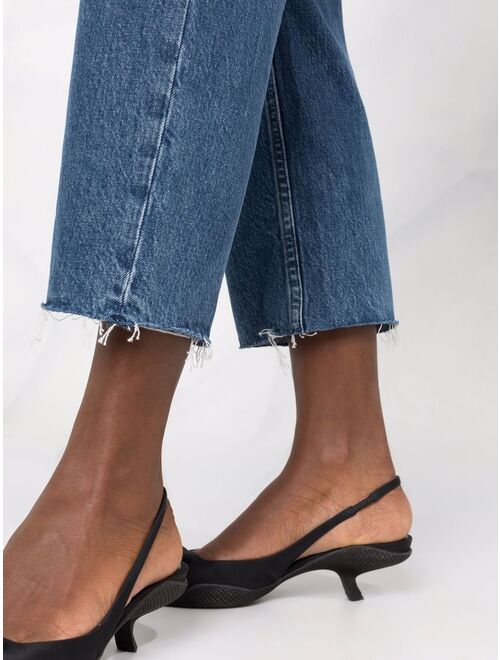 TOTEME cropped straight-leg jeans