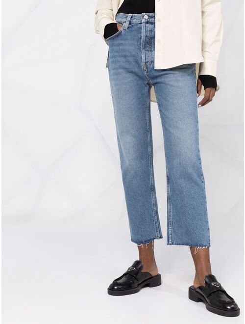 TOTEME cropped straight-leg jeans