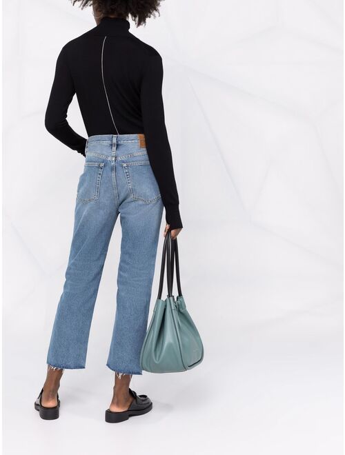 TOTEME cropped straight-leg jeans