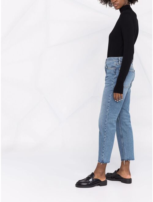 TOTEME cropped straight-leg jeans