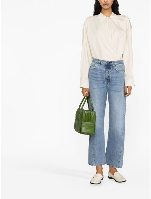 TOTEME high-waist straight-leg jeans