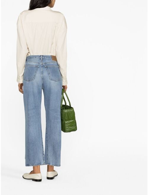 TOTEME high-waist straight-leg jeans