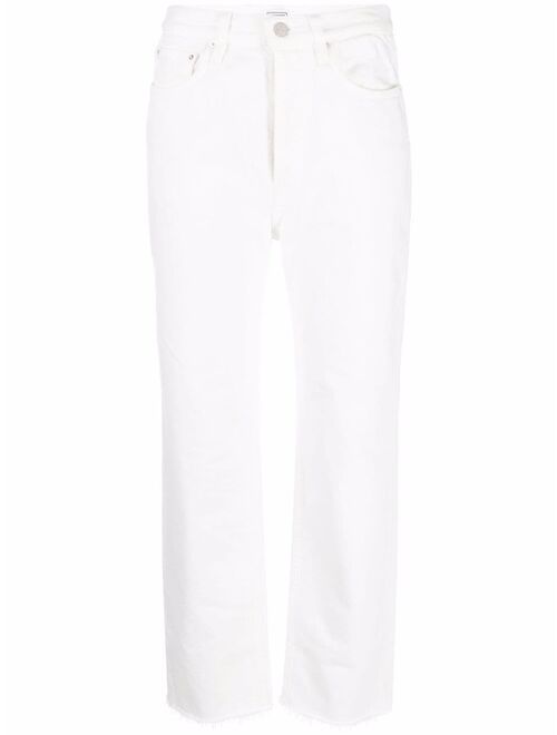 TOTEME cropped straight-leg jeans