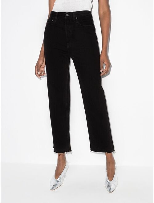 TOTEME cropped straight-leg jeans