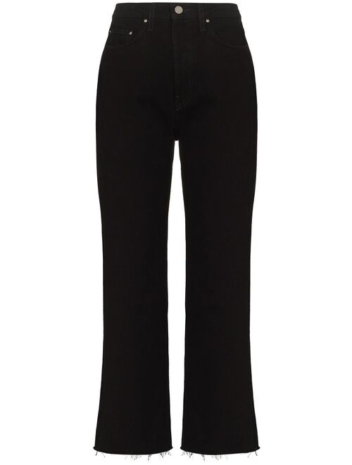 TOTEME cropped straight-leg jeans