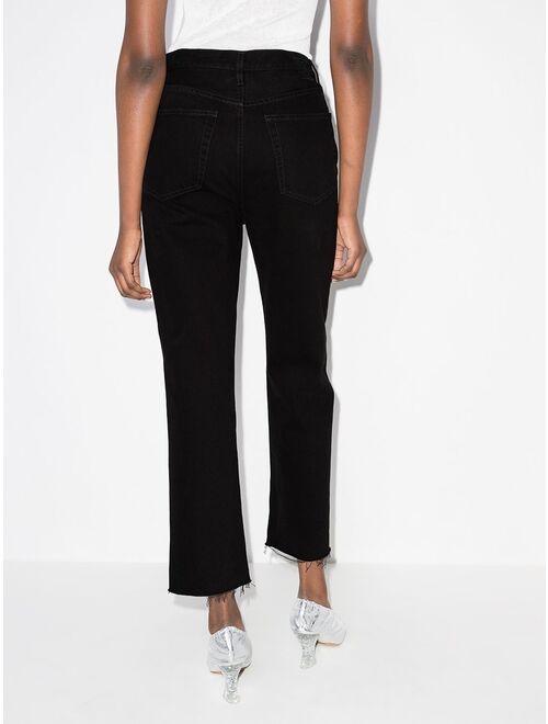 TOTEME cropped straight-leg jeans