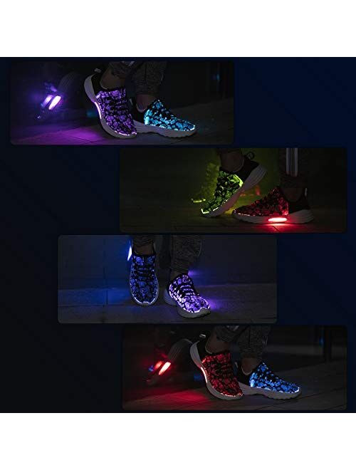 DIYJTS LED Light Up Shoes for Men Women, Light Fiber Optic LED Shoes Luminous Trainers Flashing Sneakers for Festivals, Christmas, Halloween, New Year Party