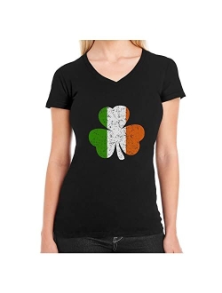 Tstars St Patricks Day Shirt Women Teen Girls Irish Shamrock Long Sleeve T-Shirt