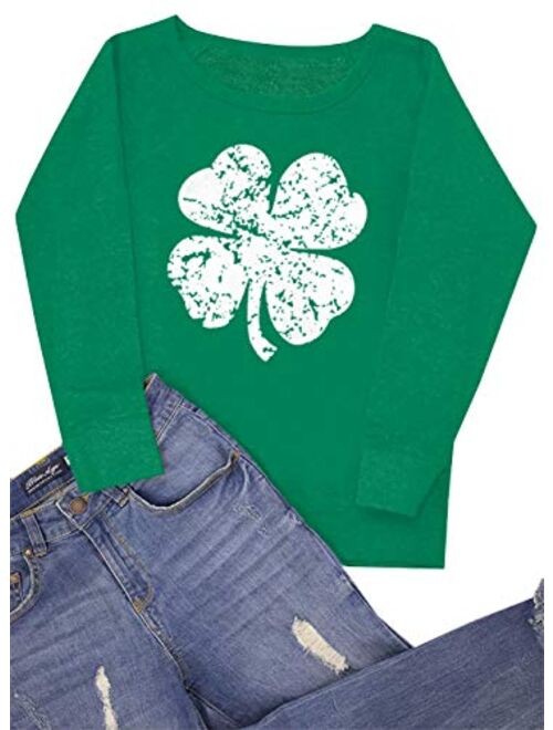 For G and PL Women's St. Patrick's Day Green Long Sleeve Sweatshirt