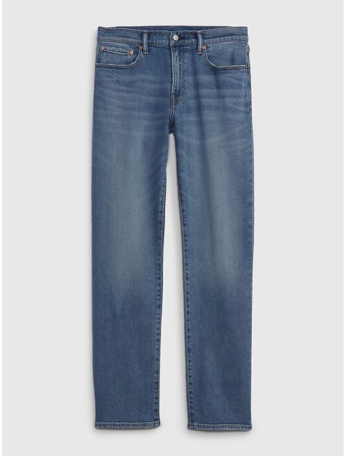 Gap Soft Flex Straight Jeans with Washwell