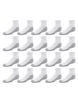 Boys Tek Gear 20-Pack Lightweight Performance Ankle Socks