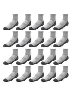 Boys Tek Gear 20-Pack Lightweight Performance Ankle Socks