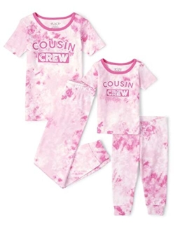 Kids PJ Short Sleeve Top and Pants Pajama Set