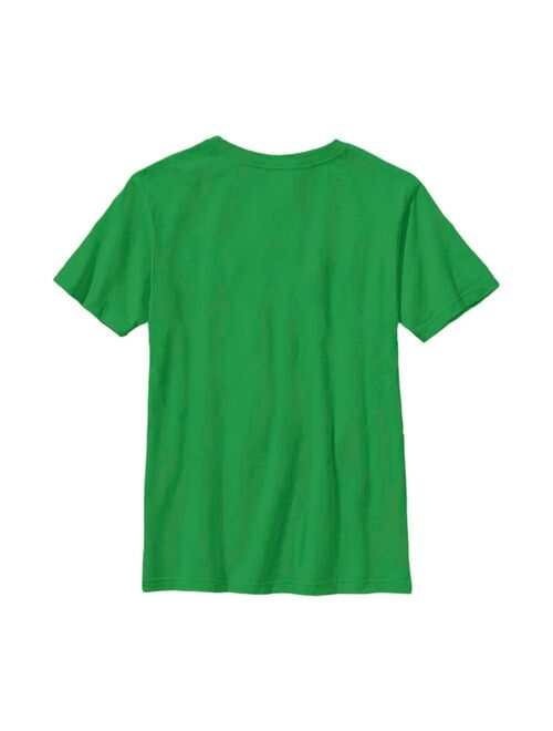 NINTENDO Boy's Super Mario St. Patrick's Day Extra Life Mushroom Lucky Charm Child T-Shirt