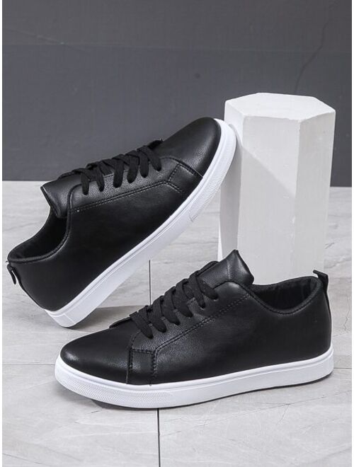 Shein OneShoeForEachPerson Shoes Men Lace-up Front Skate Shoes