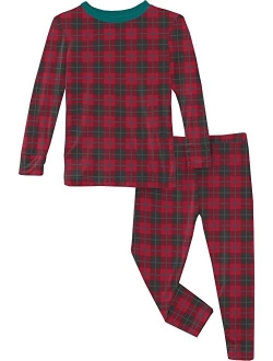 Kickee Pants Kids Long Sleeve Pajama Set (Toddler/Little Kids/Big Kids)