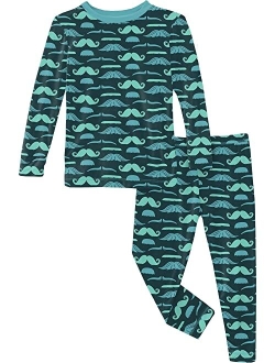 Kickee Pants Kids Long Sleeve Pajama Set (Toddler/Little Kids/Big Kids)