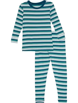 Kickee Pants Kids Long Sleeve Pajama Set (Toddler/Little Kids/Big Kids)