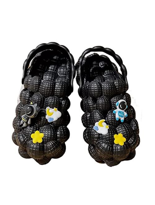 East Bajia Bubble Slides Funny Massage Lychee Slippers for Boys Girls Unisex Peanut Shoes Beach Sandals Indoor Outdoor Soft Non-Slip