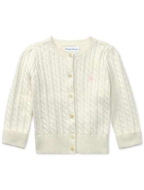 POLO RALPH LAUREN Ralph Lauren Baby Girls Cable Cardigan