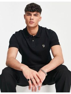 PS Paul Smith zebra logo polo in black