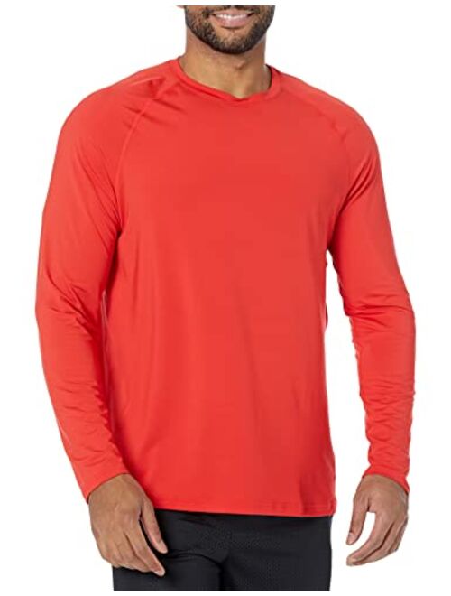 Amazon Essentials Men's Tech Stretch Long-Sleeve T-Shirt