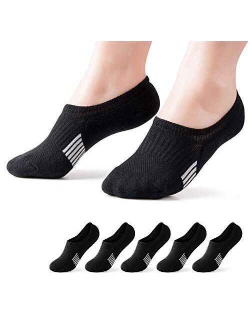 Gonii Womens No Show Socks Athletic Ankle Socks Cushioned Running Low Cut 5-8 Pairs