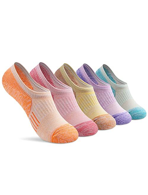 Gonii Womens No Show Socks Athletic Ankle Socks Cushioned Running Low Cut 5-8 Pairs