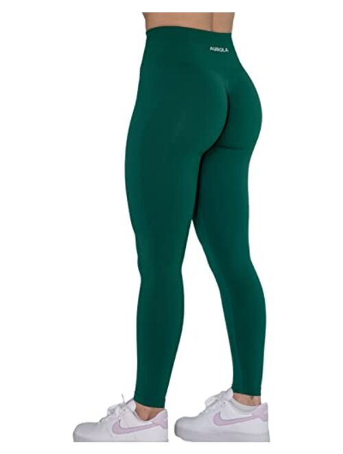 AUROLA Workout Leggings for Women Seamless Scrunch Tights Tummy Control Gym Fitness Girl Sport Active Yoga Pants