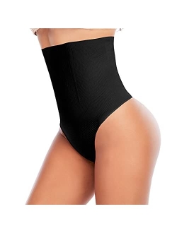 Tummy Control Thong Shapewear for Women Seamless Shaping Thong Panties Body Shaper Underwear